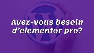 Avez-vous besoin d’elementor pro?