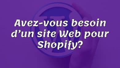 Avez-vous besoin d’un site Web pour Shopify?