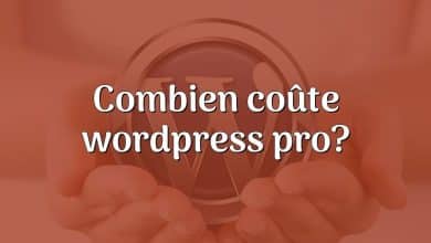 Combien coûte wordpress pro?