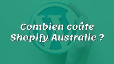 Combien coûte Shopify Australie ?