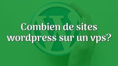 Combien de sites wordpress sur un vps?