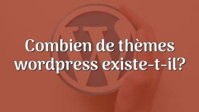 Combien de thèmes wordpress existe-t-il?