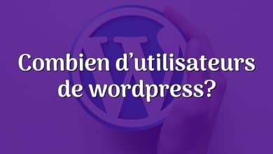 Combien d’utilisateurs de wordpress?