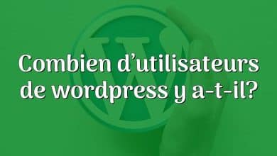 Combien d’utilisateurs de wordpress y a-t-il?