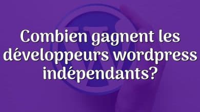 Combien gagnent les développeurs wordpress indépendants?