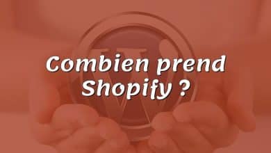 Combien prend Shopify ?