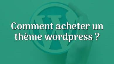 Comment acheter un thème wordpress ?