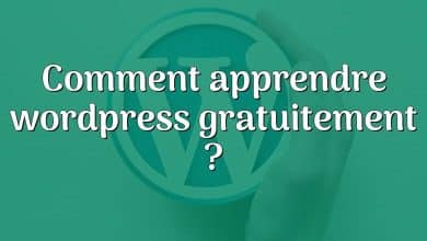 Comment apprendre wordpress gratuitement ?