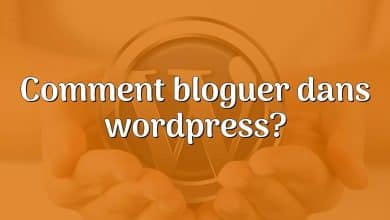 Comment bloguer dans wordpress?