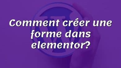 Comment créer une forme dans elementor?