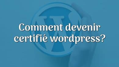 Comment devenir certifié wordpress?