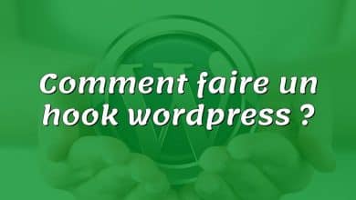 Comment faire un hook wordpress ?