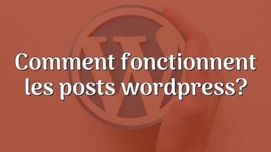 Comment fonctionnent les posts wordpress?