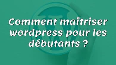 Comment maîtriser wordpress pour les débutants ?