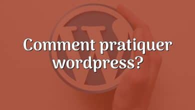 Comment pratiquer wordpress?