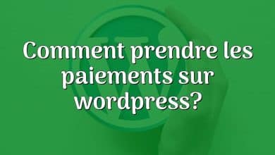 Comment prendre les paiements sur wordpress?