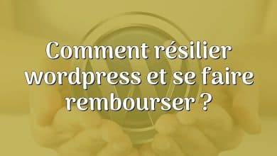 Comment résilier wordpress et se faire rembourser ?