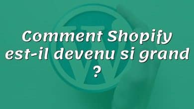 Comment Shopify est-il devenu si grand ?