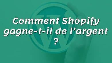 Comment Shopify gagne-t-il de l’argent ?