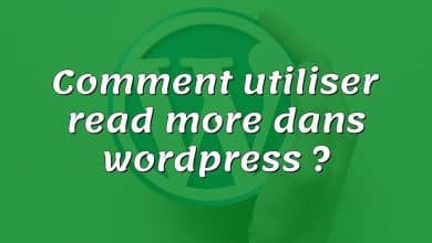 Comment utiliser read more dans wordpress ?