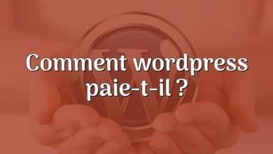 Comment wordpress paie-t-il ?