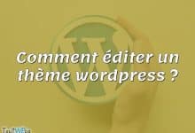 Comment éditer un thème wordpress ?