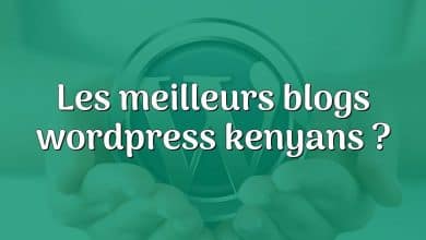 Les meilleurs blogs wordpress kenyans ?