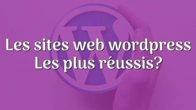 Les sites web wordpress Les plus réussis?