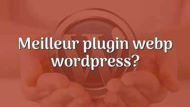 Meilleur plugin webp wordpress?