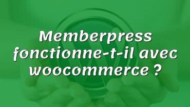 Memberpress fonctionne-t-il avec woocommerce ?