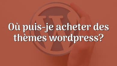 Où puis-je acheter des thèmes wordpress?