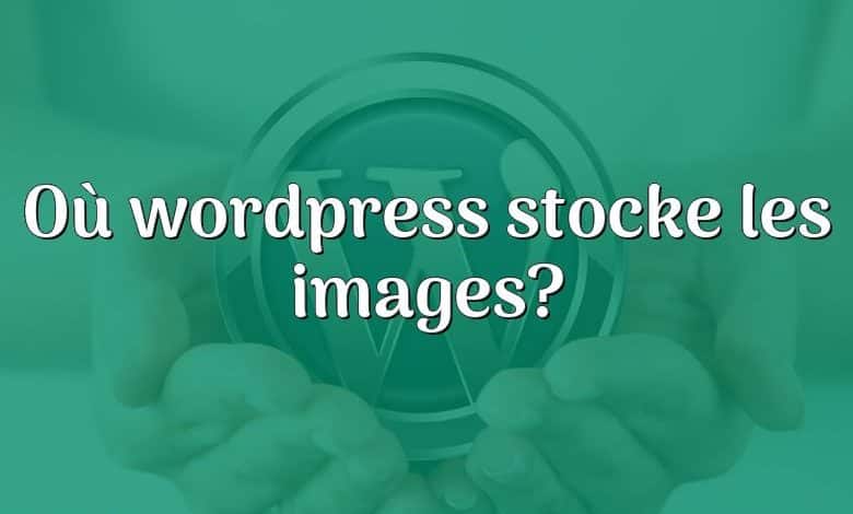 Où wordpress stocke les images?