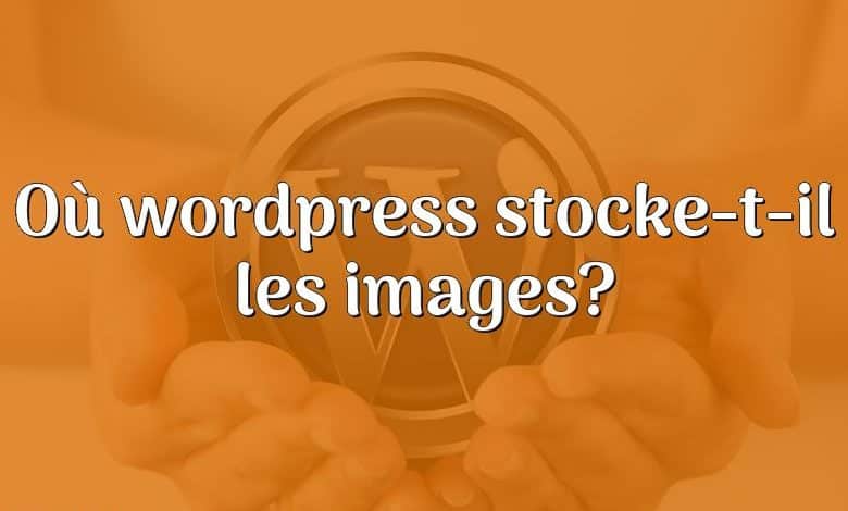 Où wordpress stocke-t-il les images?