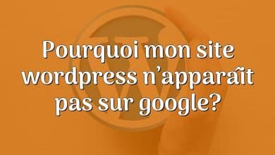 Pourquoi mon site wordpress n’apparaît pas sur google?