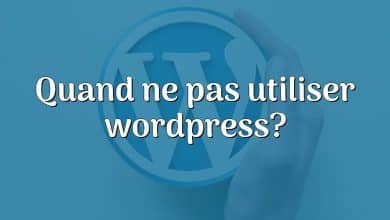 Quand ne pas utiliser wordpress?