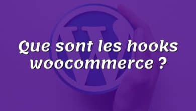 Que sont les hooks woocommerce ?