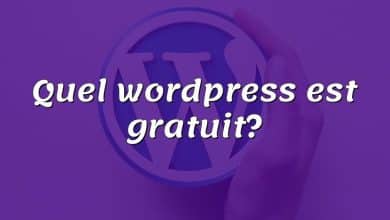 Quel wordpress est gratuit?