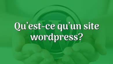 Qu’est-ce qu’un site wordpress?