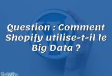 Question : Comment Shopify utilise-t-il le Big Data ?