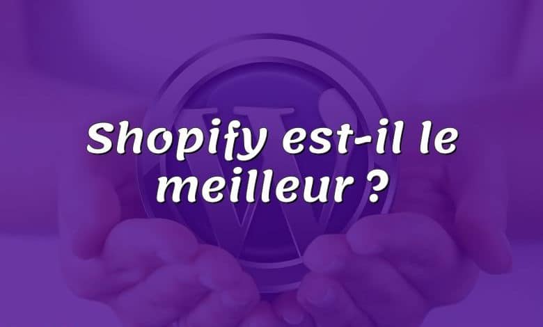 Shopify est-il le meilleur ?