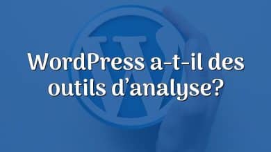 WordPress a-t-il des outils d’analyse?