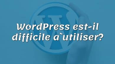 WordPress est-il difficile à utiliser?