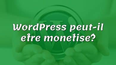 WordPress peut-il être monétisé?