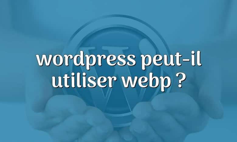 wordpress peut-il utiliser webp ?