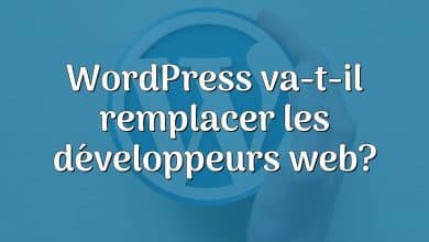 WordPress va-t-il remplacer les développeurs web?