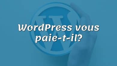 WordPress vous paie-t-il?